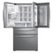 Samsung-22 cu ft Food Showcase Counter Depth 4Door French Door-Fingerprint Resistant Stainless Steel