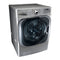 LG - 5.2 Cu. Ft. 14 Cycle Front Loading Washer - Graphite Steel
