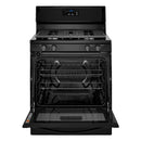 Whirlpool - 5.1 Cu. Ft. Freestanding Gas Range - Black - Appliances Club