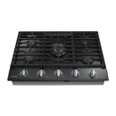 Samsung - 36" Gas Cooktop - Fingerprint Resistant Black Stainless Steel - Appliances Club