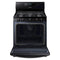 Samsung - 5.8 Cu. Ft. Self Cleaning Freestanding Gas Convection Range - Black