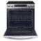 Samsung - 5.8 Cu. Ft. Electric Self Cleaning Slide In Range with Convection - Stainless steel