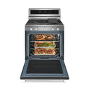 KitchenAid - 5 Burners 5.8 cu ft Self Cleaning Convection Freestanding Gas Range - Stainless Steel - Appliances Club