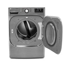 LG - 9.0 Cu. Ft. 14 Cycle Electric Dryer with Steam - Graphite Steel - Appliances Club