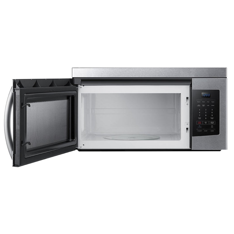 Samsung - 1.6 Cu. Ft. Over the Range Microwave - Stainless steel - Appliances Club
