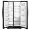 Whirlpool - 25.1 Cu. Ft. Side by Side Refrigerator - Black