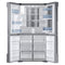 Samsung-22.1 Cu Ft 4 Door Flex French Door Counter, Depth Refrigerator,Food ShowCase-Stainless Steel