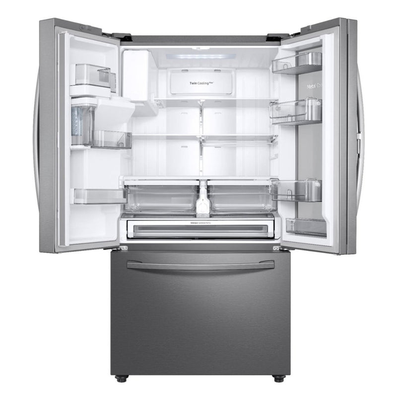 Samsung-27.8Cu. Ft.French Door Refrigerator with Food Showcase-Fingerprint Resistant Stainless steel