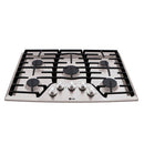 LG - 30" Built In Gas Cooktop - Stainless steel - Appliances Club