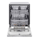 LG - 24" Top Control Built In Dishwasher with Stainless Steel Tub - PrintProof Stainless Steel - Appliances Club