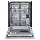Samsung - StormWash™, 3rd Rack, 24" Top Control Built In Dishwasher - Stainless steel - Appliances Club
