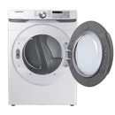 Samsung - 7.5 Cu. Ft. 10 Cycle Electric Dryer with Steam - White