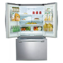 Samsung - 25.7 Cu. Ft. French Door Refrigerator - Stainless Platinum