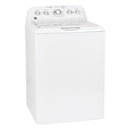 GE - 4.5 Cu. Ft. 14 Cycle Top Loading Washer - White On White