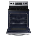 Samsung - 5.9 cu. ft. Freestanding Electric Range - Stainless steel