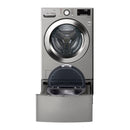 LG - 4.5 cu. ft. Ultra Large Smart wi-fi Enabled Front Load Washer - Graphite Steel