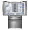 Samsung-27.8 Cu Ft 4 Door French Door Refrigerator, Food ShowCase, Thru the Door Ice and Water-steel