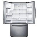 Samsung - 28.07 cu ft 3 Door Standard Depth French Door Refrigerators Dual Ice Maker - Stainless Steel - Appliances Club
