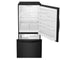 Whirlpool - 22 cu. ft. Bottom Freezer Refrigerator with SPILL GUARD Glass Shelves - Black - Appliances Club