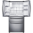 Samsung - 28.2 Cu. Ft. 4 Door French Door Refrigerator with Thru the Door Ice and Water - Stainless steel - Appliances Club