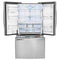 LG - 24.0 Cu. Ft. Counter Depth French Door Refrigerator with Thru the Door Ice and Water - Stainless steel - Appliances Club