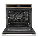 Whirlpool - 30" Built In Single Electric Convection Wall Oven - Sunset Bronze - Appliances Club