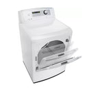 LG - 7.3 Cu. Ft. 8 Cycle Electric Dryer - White - Appliances Club