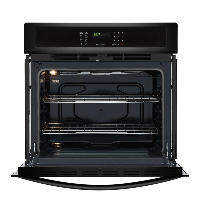 Frigidaire - 30" Built In Single Electric Wall Oven - Black - Appliances Club
