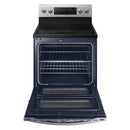 Samsung - 5.9 cu. ft. Flex Duo™ Freestanding Electric Range - Stainless steel