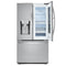 LG - 26 cu. ft. 3 Door French Door Smart Refrigerator with InstaView Door in Door - Stainless Steel - Appliances Club