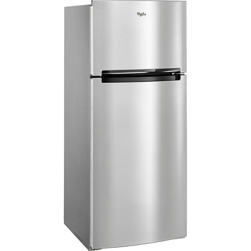 Whirlpool - 17.6 Cu. Ft. Top Freezer Refrigerator - Fingerprint Resistant Metallic Steel