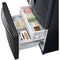 Samsung - 25 cu. ft. French Door Refrigerator with External Water and Ice Dispenser - Black