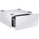 Samsung - Washer/Dryer Laundry Pedestal with Storage Drawer - White