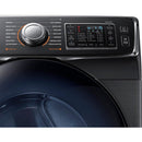 Samsung-7.5-cu ft Stackable Electric Dryer, Energy Star-Fingerprint Resistant Black Stainless Steel