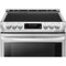 LG - 6.3 Cu. Ft. Self Cleaning Slide In Electric Smart Wi-Fi Range with ProBake Convection - Stainless steel - Appliances Club
