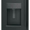 GE - 25.8 Cu. Ft. French Door Refrigerator - High gloss black