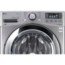 LG - 4.5 Cu. Ft. 12 Cycle Front-Loading Washer - Graphite Steel