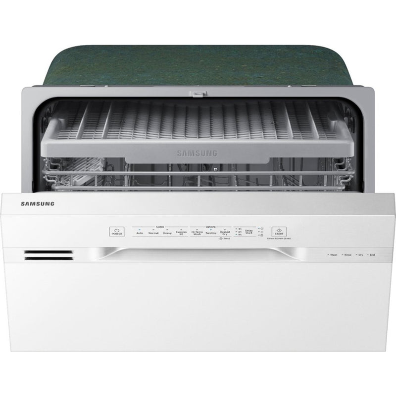 Samsung - 24" Front Control Built In Dishwasher - White