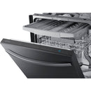 Samsung - StormWash 42 Decibel Built In Dishwasher - Fingerprint Resistant Black Stainless Steel