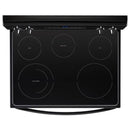 Whirlpool - 5.3 Cu. Ft. Self Cleaning Freestanding Electric Range - Black stainless steel - Appliances Club