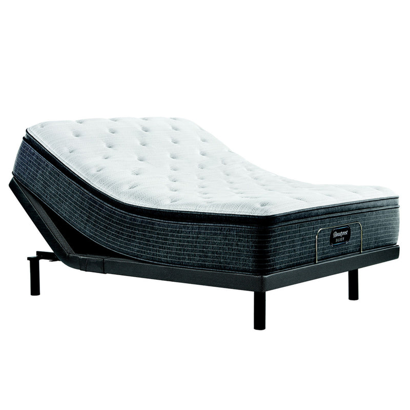 Beautyrest - BRS900™ Medium Pillow Top King - Light Gray