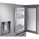 Samsung-22 cu ft Food Showcase Counter Depth 4Door French Door-Fingerprint Resistant Stainless Steel