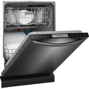 Frigidaire - 24" Built In Dishwasher - Black stainless steel