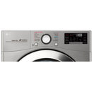 LG - 7.4 Cu. Ft. 12 Cycle Smart Wi-Fi Electric SteamDryer Sensor Dry and TurboSteam - Graphite Steel - Appliances Club