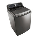 LG - 5.0 cu. ft. Large Smart wi-fi Enabled Top Load Washer - Graphite Steel