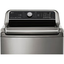 LG - 5.0 Cu. Ft. 8 Cycle Top Loading Washer with 6Motion Technology - Graphite Steel