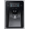 Samsung - 24.5 cu. ft. Side by Side Refrigerator - Fingerprint Resistant Black Stainless