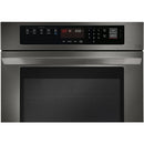 LG - 30" Built In Single Electric Convection Wall Oven - Black stainless steel - Appliances Club