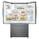 Samsung - Family Hub 24.2 Cu. Ft. 3 Door French Door Refrigerator - Stainless steel - Appliances Club