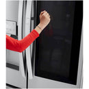 LG - 26 cu. ft. 3 Door French Door Smart Refrigerator with InstaView Door in Door - Stainless Steel - Appliances Club